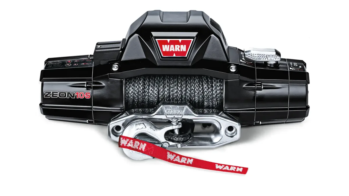 WARN ZEON 10-S Winch, 10,000 lb, Synthetic Rope — 89611