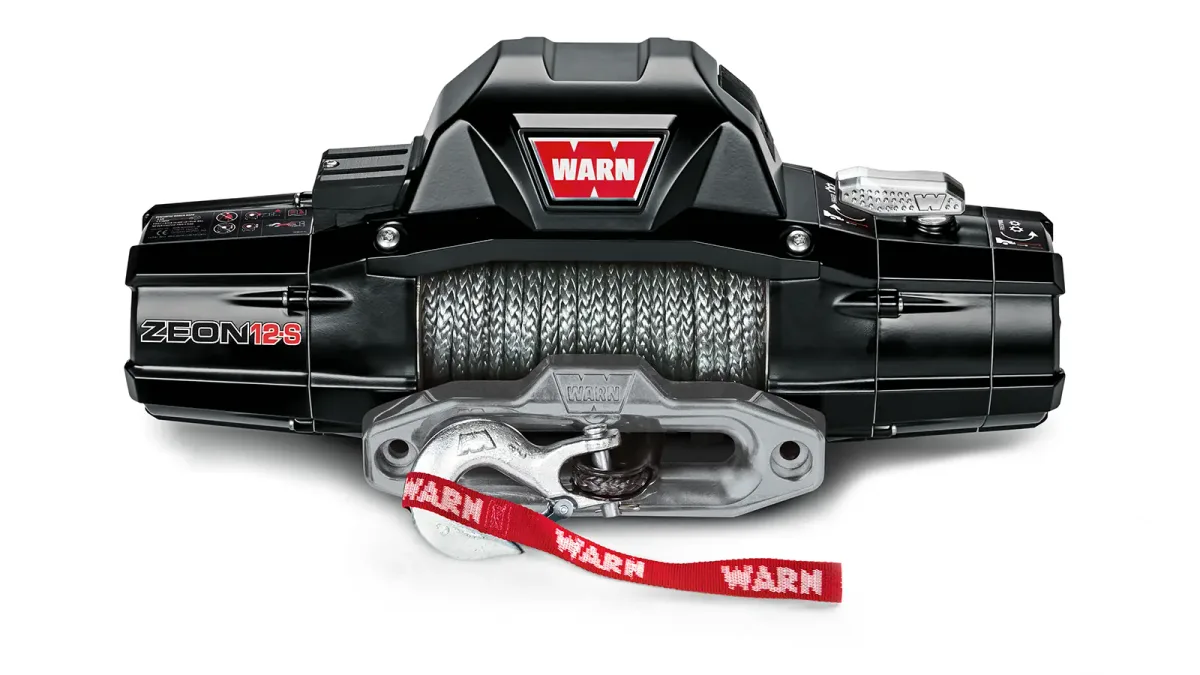 WARN ZEON 12-S Winch, 12,000 lb, Synthetic Rope — 95950