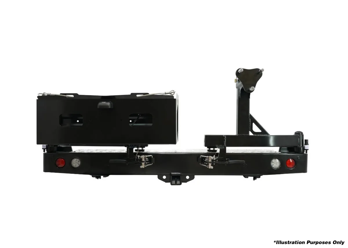 Dobinsons Rear Bumper with Swing-Outs for Toyota Land Cruiser 79 Series — BW80-4143