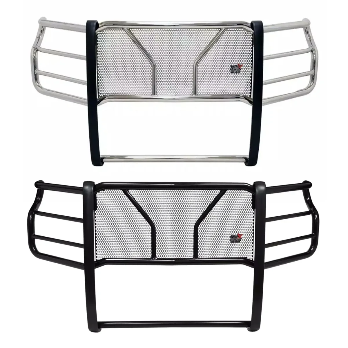 Westin HDX 3-Piece Grille Guard, Black Steel for 2010–2018 Ram 2500 / 3500 — 57-23555