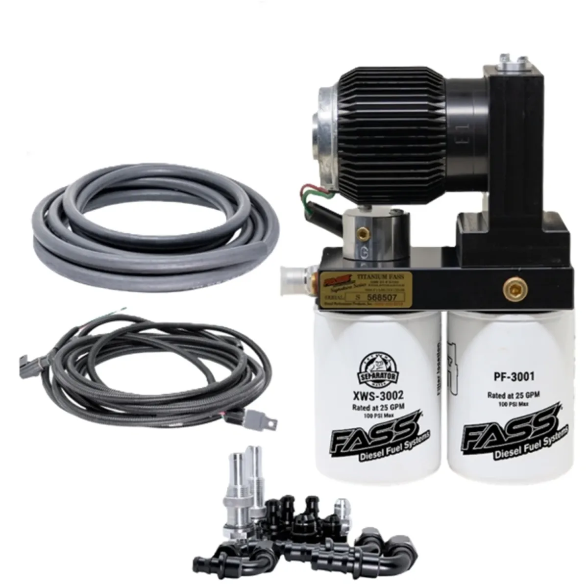 FASS Titanium Signature Series Plus Fuel Lift Pump, 165 GPH — 1998.5–2004.5 Dodge Ram 5.9L Cummins — TS PD08 165G