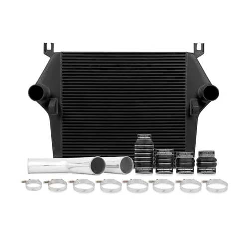 Mishimoto Performance Intercooler Kit with Pipes, Silver — 2003–2007 Dodge Ram 5.9L Cummins — MMINT-RAM-03KSL