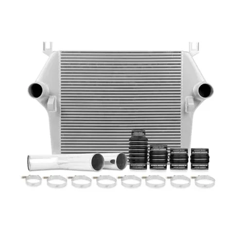 Mishimoto Performance Intercooler Kit with Pipes, Silver — 2007.5–2009 Dodge Ram 6.7L Cummins — MMINT-RAM-07KSL