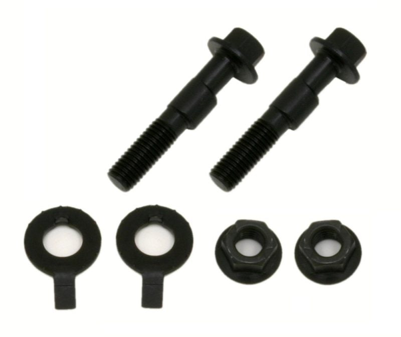 BMR 05-14 S197 Mustang Front Camber Bolts (2 Degree Offset) - Black — image 1