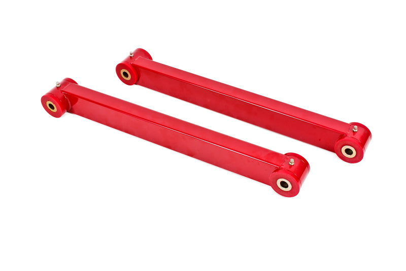 BMR 05-14 S197 Mustang Non-Adj. Boxed Lower Control Arms (Polyurethane) - Red — image 1