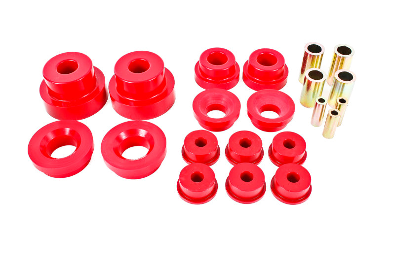 BMR 10-15 5th Gen Camaro Pro Version Rear Cradle Bushing Kit (BK024 BK029) - Red — image 1