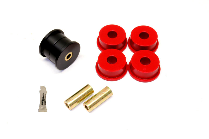 BMR 12-15 5th Gen Camaro Differential Mount Bushing Kit (Poly/Delrin Combo) - Black/Red — image 1