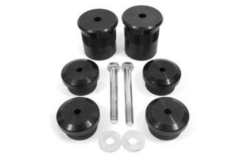 BMR 15-18 Dodge Challenger Aluminum Differential Mount Housing Bushing Kit - Black Anodized — image 1
