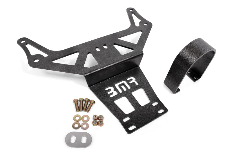 BMR 15-18 Dodge Challenger (Auto Trans) Hellcat/Demon Driveshaft Safety Loop - Black Hammertone — image 1