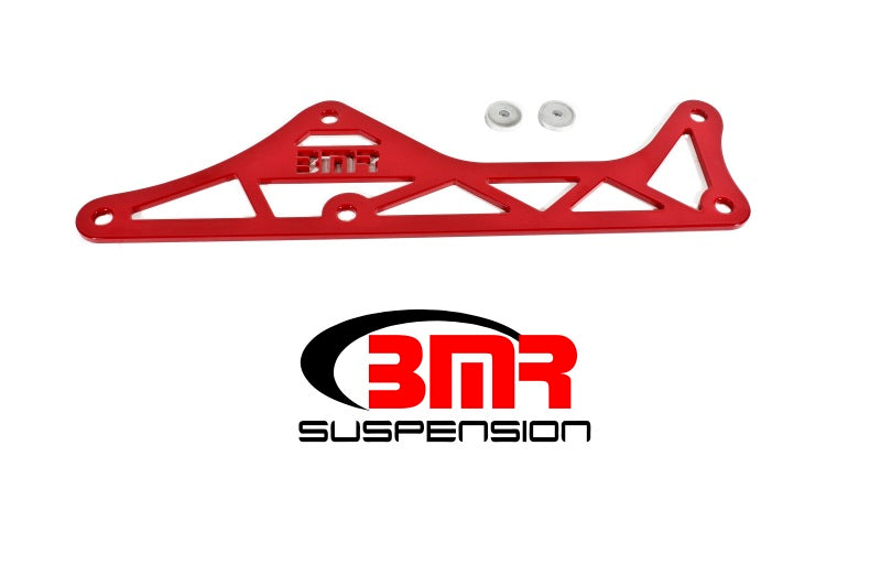 BMR 16-17 6th Gen Camaro Aluminum Driveshaft Tunnel Brace - Red — image 1