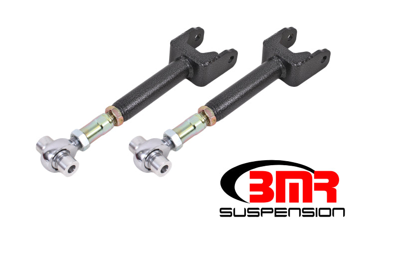 BMR 64-67 A-Body Upper Control Arms On-Car Adj. Rod Ends - Black Hammertone — image 1