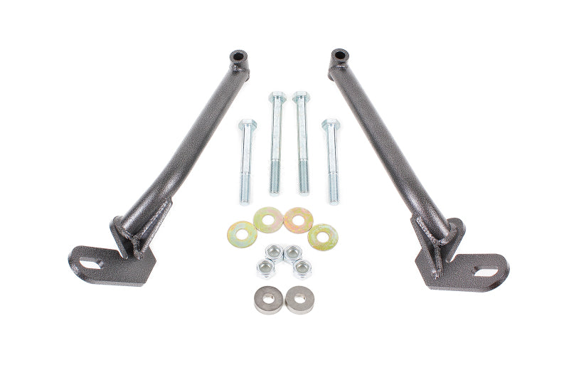 BMR 78-87 G-Body Control Arm Reinforcement Braces - Black Hammertone — image 1