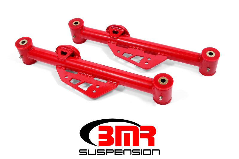 BMR 79-98 Fox Mustang Non-Adj. Lower Control Arms (Polyurethane) - Red — image 1