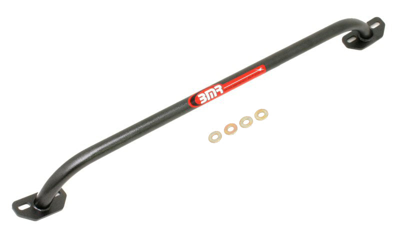 BMR 93-02 F-Body V8 Shock Tower Brace - Black Hammertone — image 1
