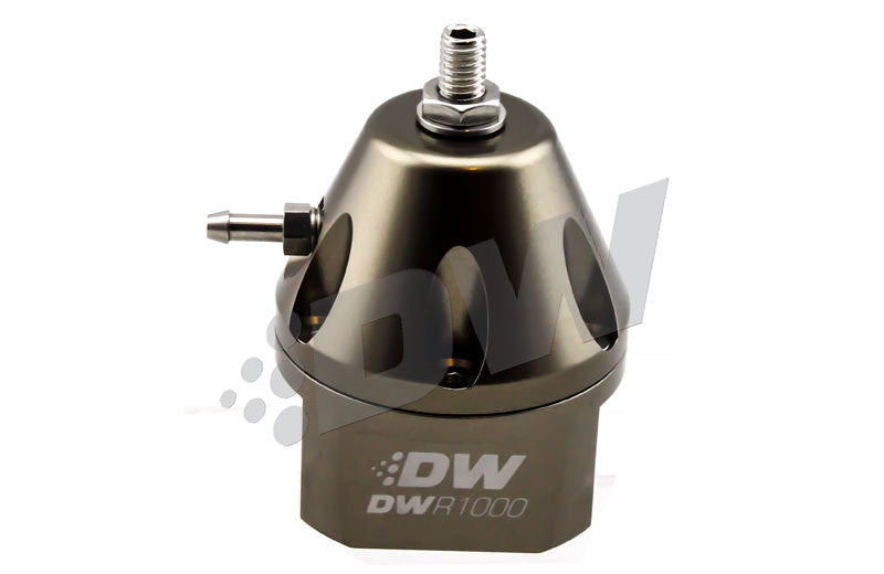 DeatschWerks DWR1000 Adjustable Fuel Pressure Regulator - Titanium — image 1