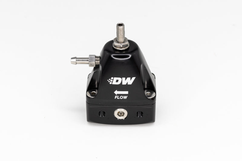 DeatschWerks DWR1000iL In-Line Adjustable Fuel Pressure Regulator - Black — image 1