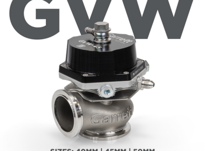 Garrett GVW-40 40mm Wastegate Kit - Black — image 1