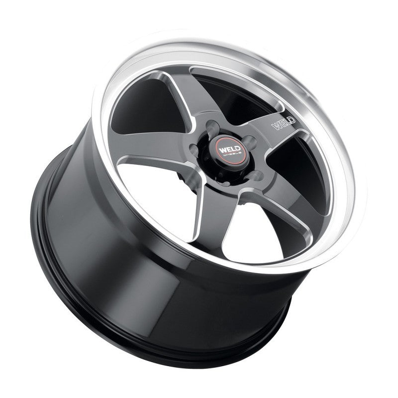 Weld S104 18x8 Ventura 5x120.65 ET00 BS4.50 Gloss BLK MIL DIA 78.1 — image 1