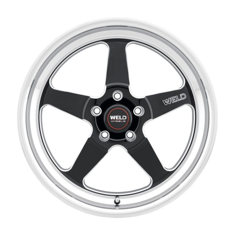 Weld S155 17x10 Ventura Drag 5x112 ET40 BS7.1 Gloss BLK MIL DIA 78.1 — image 1