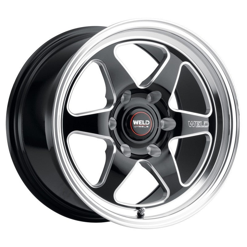 Weld S156 17x10 Ventura 6 Drag 6x135 ET42 BS7.25 Gloss BLK MIL DIA 87.1 — image 1