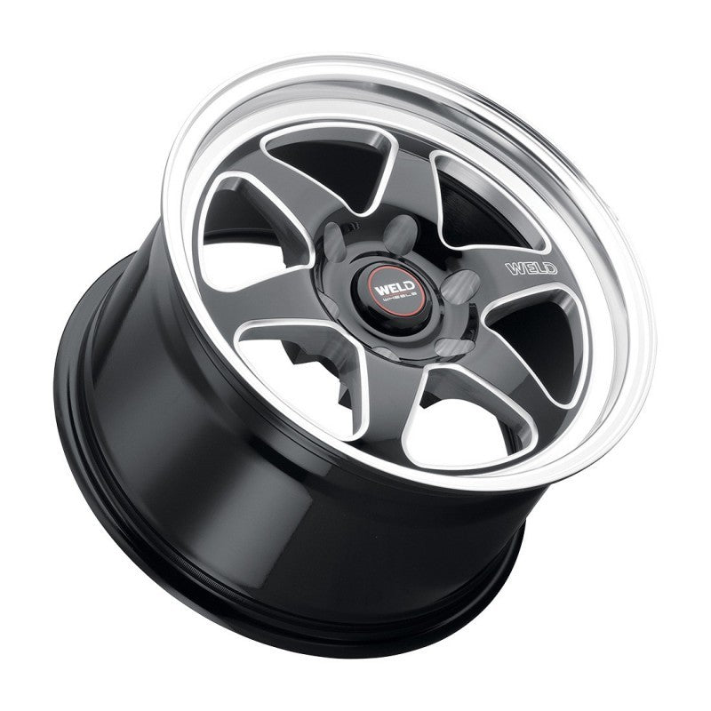 Weld S156 20x7 Ventura 6 Drag 6x139.7 ET13 BS4.50 Gloss BLK MIL DIA 106.1 — image 1