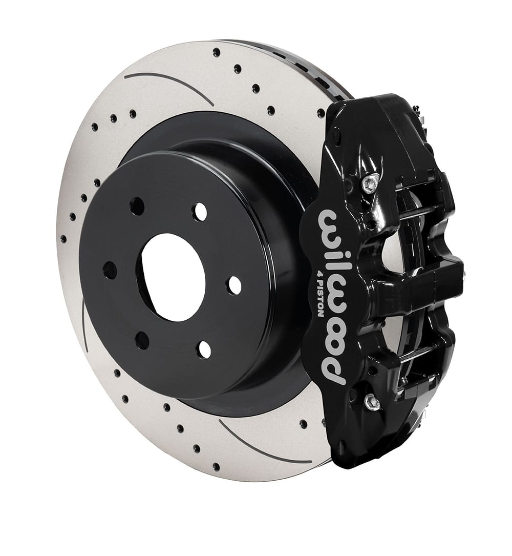 Wilwood AERO4 RearTruck Kit 14.25in Drilled 1999-2010 GM 1500-SUV 1 Piston OE Caliper