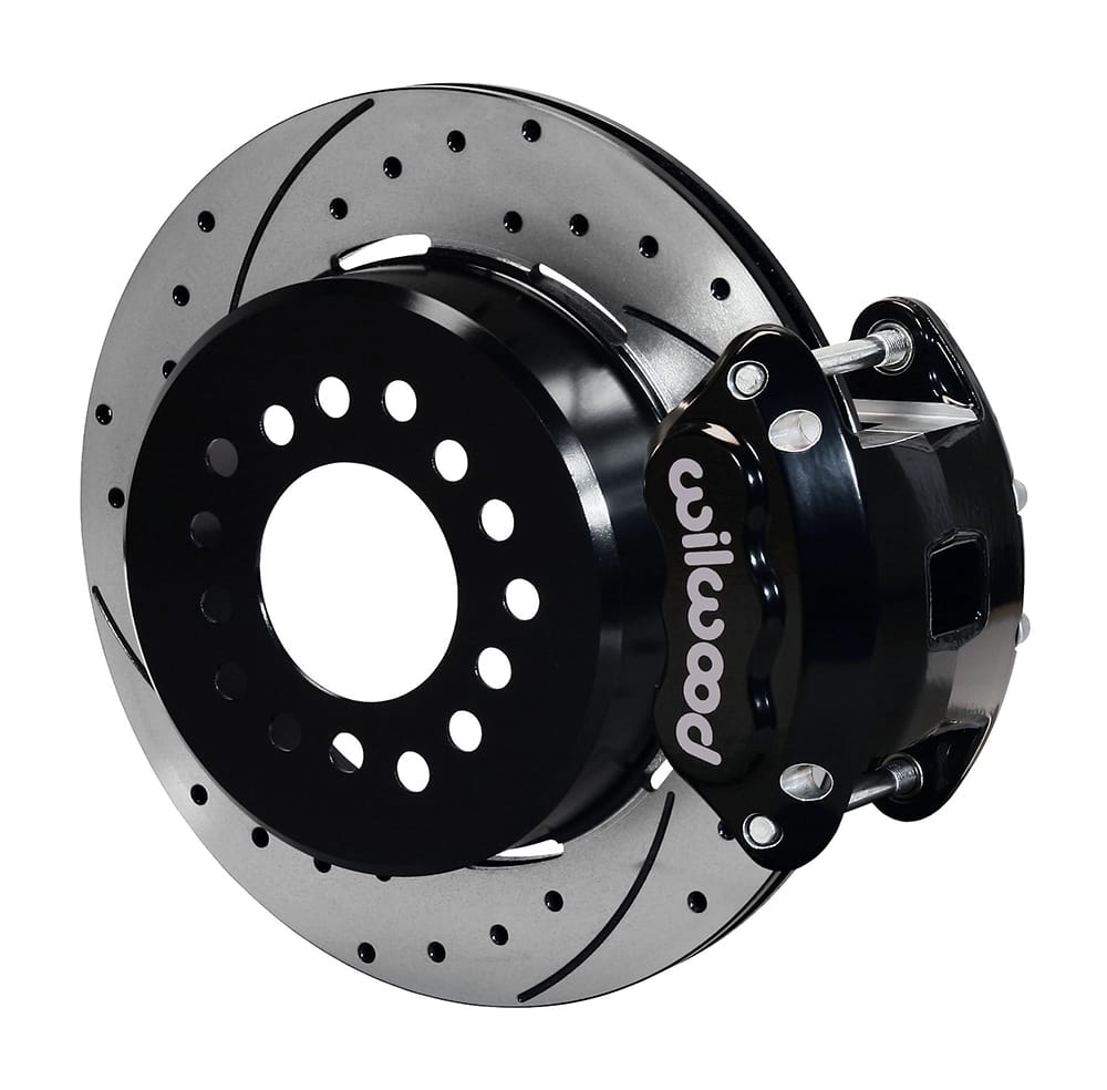 Wilwood D154 P/S Park Brake Kit Drilled Chevy C-10 2.42 Offset 5-lug