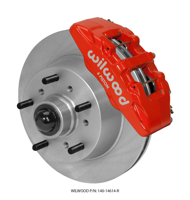 Wilwood Dynapro 6 Front Kit 11.75 Rotor Red 68-72 Ford F100 — image 1