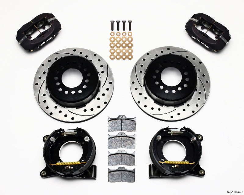 Wilwood Forged Dynalite P/S Park Brake Kit Drilled Chevy C-10 2.42 Offset 5-lug — image 1