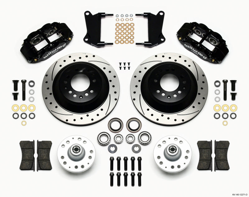 Wilwood Narrow Superlite 6R Front Hub & 1PC Rtr Kit 12.88in Dril 67-69 Camaro 64-72 Nova Chevelle — image 1