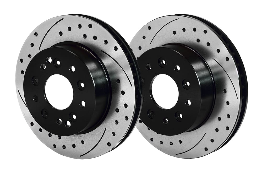 Wilwood Rotor Kit Front/Rear-Drilled 65-82 Corvette C2/C3 (1Pc Rotors)