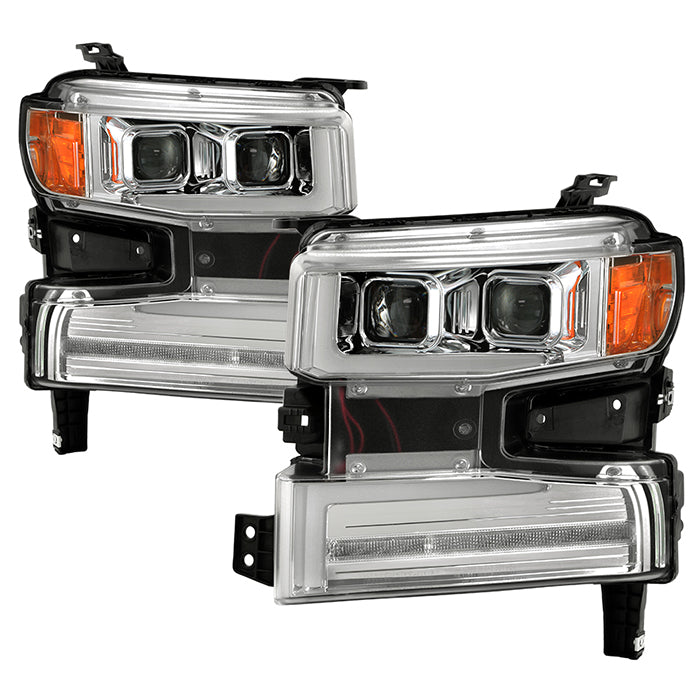 Spyder LED Headlights for Chevrolet Silverado