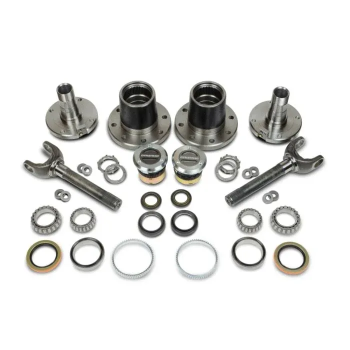 Dynatrac Free-Spin Heavy-Duty Hub Conversion Kit, Warn hubs, coarse studs — 1999–2004 Ford Super Duty F-250 / F-350 and 2005 Excursion — FO60-3X1104-A