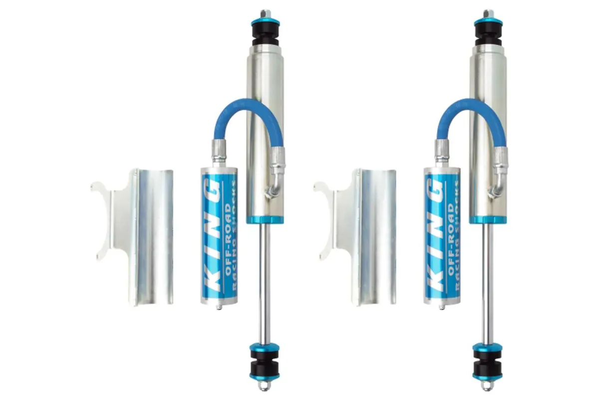 King Shocks 2.5 Performance Remote-Reservoir Front Shocks (Pair) for Toyota Land Cruiser 79 Series 4WD — 25001-363