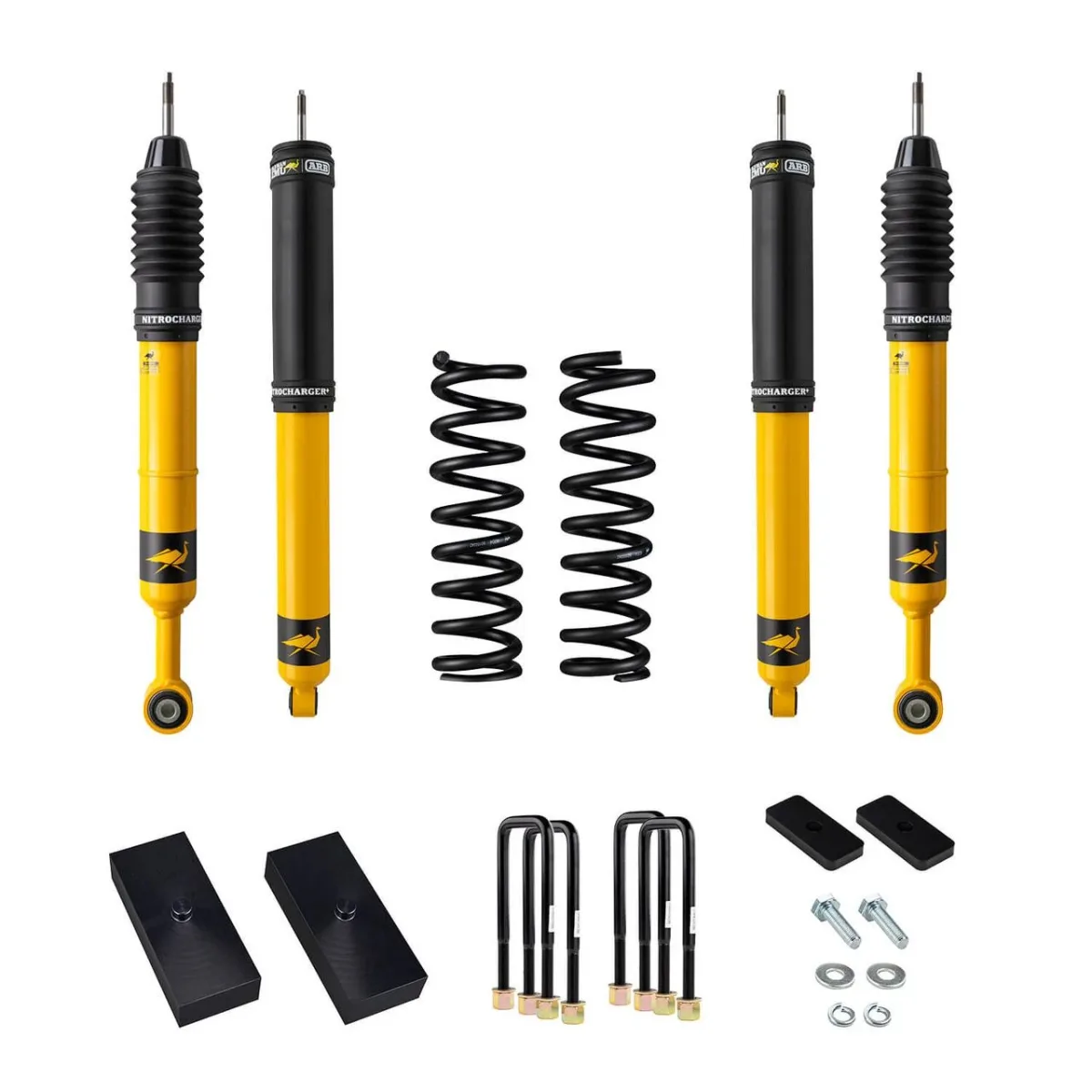 Old Man Emu Nitrocharger Plus Suspension Kit for 2016–2023 Toyota Tacoma — Front 2 in / 220–330 lb, Rear 1.25 in / 0 lb — 1009K — image 1