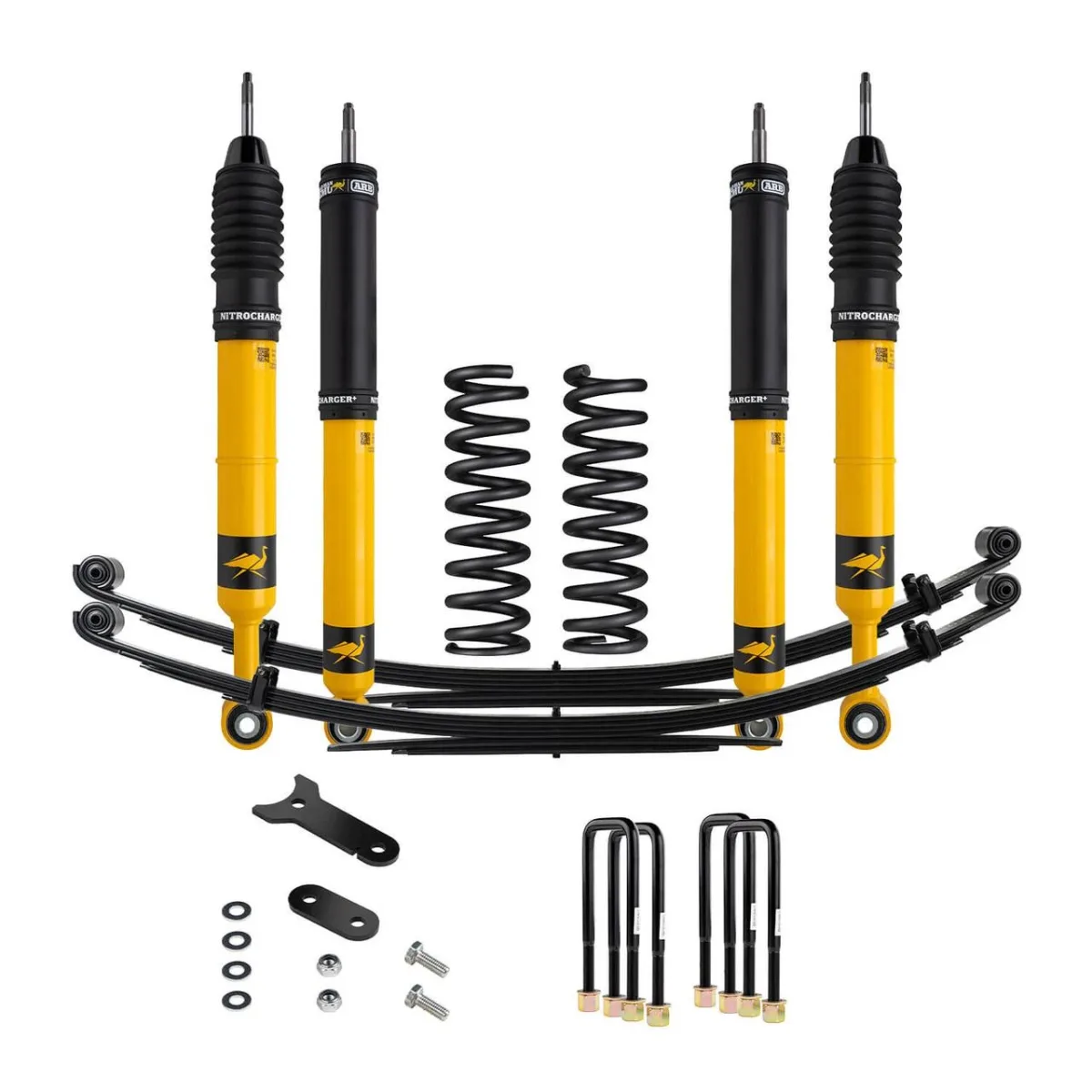 Old Man Emu Nitrocharger Plus Suspension Kit for 2007–2021 Toyota Tundra — Front 2.35 in / 0–330 lb, Rear 2 in / 0 lb — 3002K — image 1