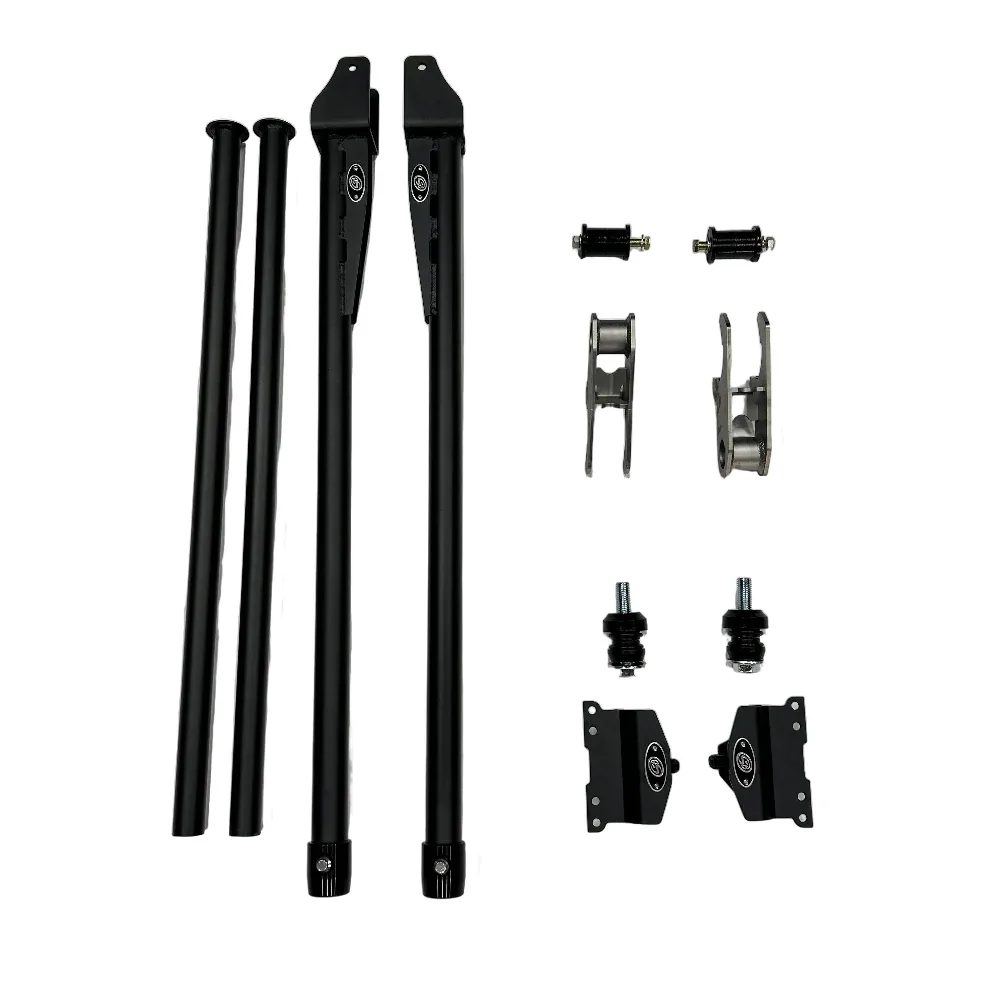 S&B Traction Bar Kit for 2003-2013 Ram 2500/3500 & 1999-2007 Ford F-250/F-350/Excursion, Long Gusset — 102151