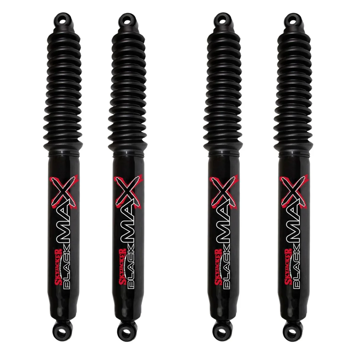Skyjacker Black MAX Hydro Shocks Set — 1961–1971 Dodge D200 Series RWD — B8558 / B8517