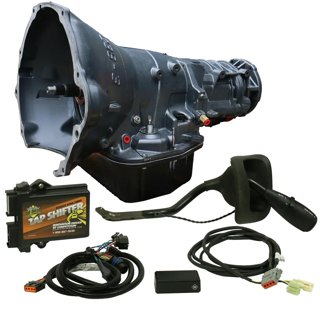 BD Diesel TorqueMaster 48RE Transmission — Dodge 48RE - 2003–2004 4WD with Auxiliary Filter, Billet Input & — 1064194BFT — image 1
