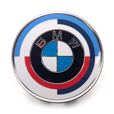BMW Motorsport Roundel 50 Year Wheel Center Cap (56mm) โ image 1