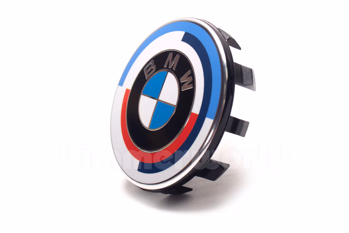 BMW Motorsport Roundel 50 Year Wheel Center Cap (56mm)