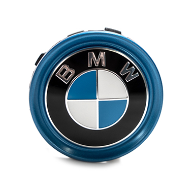 BMW i Roundel Wheel Center Cap (Blue Ring) - I01, I12, I15, I20, G20, G30, G12, G01, G26, i4 — image 1