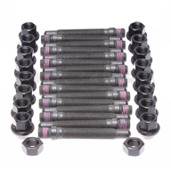 M12x1.5 82mm BimmerWorld Premium Race Wheel Stud/Black Nut Package — image 1