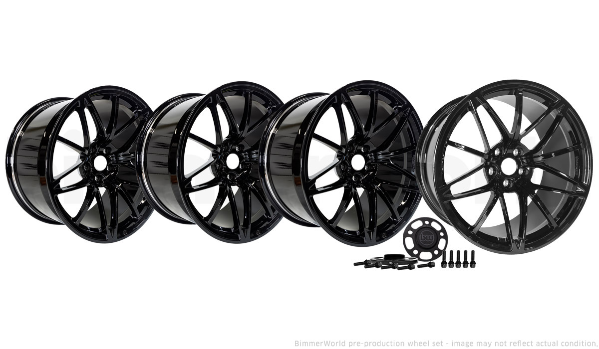 BimmerWorld TA55 19x11 Forged Square Wheel Set, Gloss Black - G8X M2/M3/M4