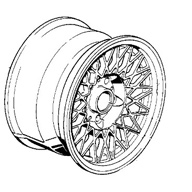 BMW Style 5 16x7.5 Wheel - E30 M3, E28, E34, E24, E32 — image 1