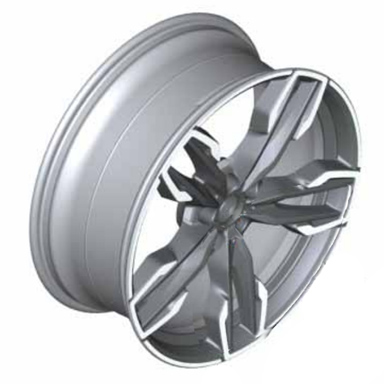 Style 718M Alloy Wheel, 21x8.5 ET30 (Black/Polished) - G01 X3 & G02 X4 — image 1