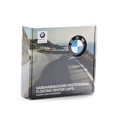 BMW Wheel Center Cap Set for 5x112 Wheels, Floating - 36122455268 — image 1